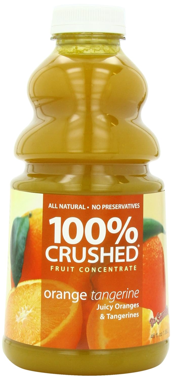 Dr. Smoothie 100% Crushed Fruit Concentrate, Orange Tangerine, 46-Ounce Bottles (Pack of 2)