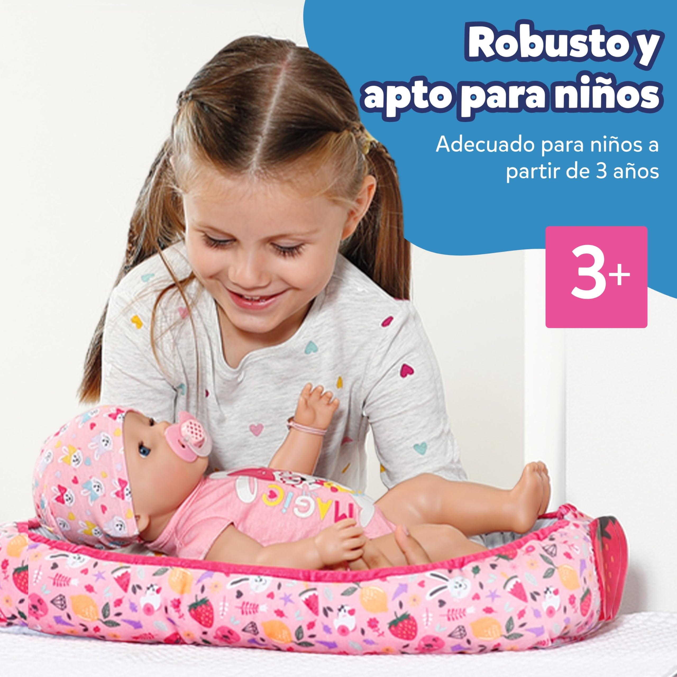 Baby Born Baby Nest - para Todas Las muñecas de 36 cm y 43 cm - Accesorios muñecas - Apto para niños a Partir de 3 años