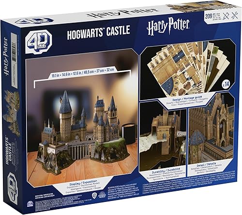 Miniatura 6 de PUZZLES 4D - PUZZLE 3D HARRY POTTER CASTILLO HOGWARTS - 3D Puzzle Construction Game - Puzzles for Adults and Children - 6069816 - Toys Children 12