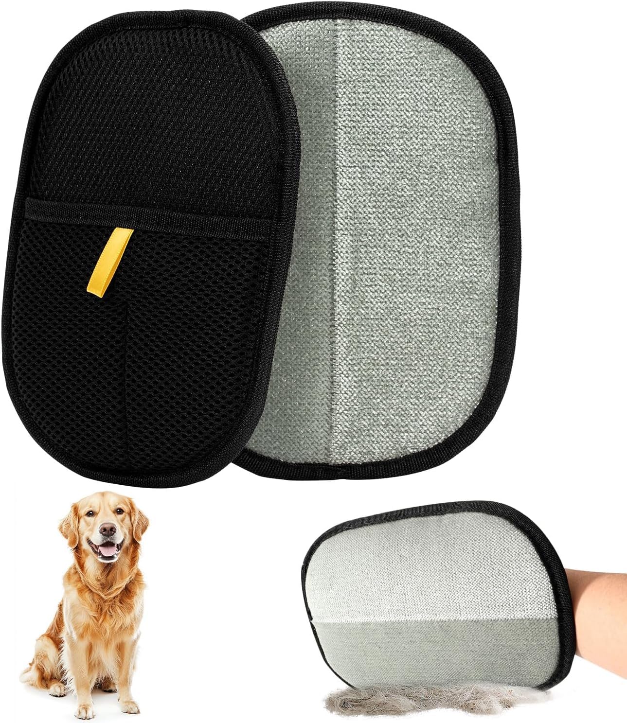 1 Pcs Pet Hair Removal Gloves – Reusable Fur Remover Mitt for Dogs & Cats, Double-Sided Lint & Hair Cleaning Glove for Furniture, Sofa, Carpet & Clothes-image-34