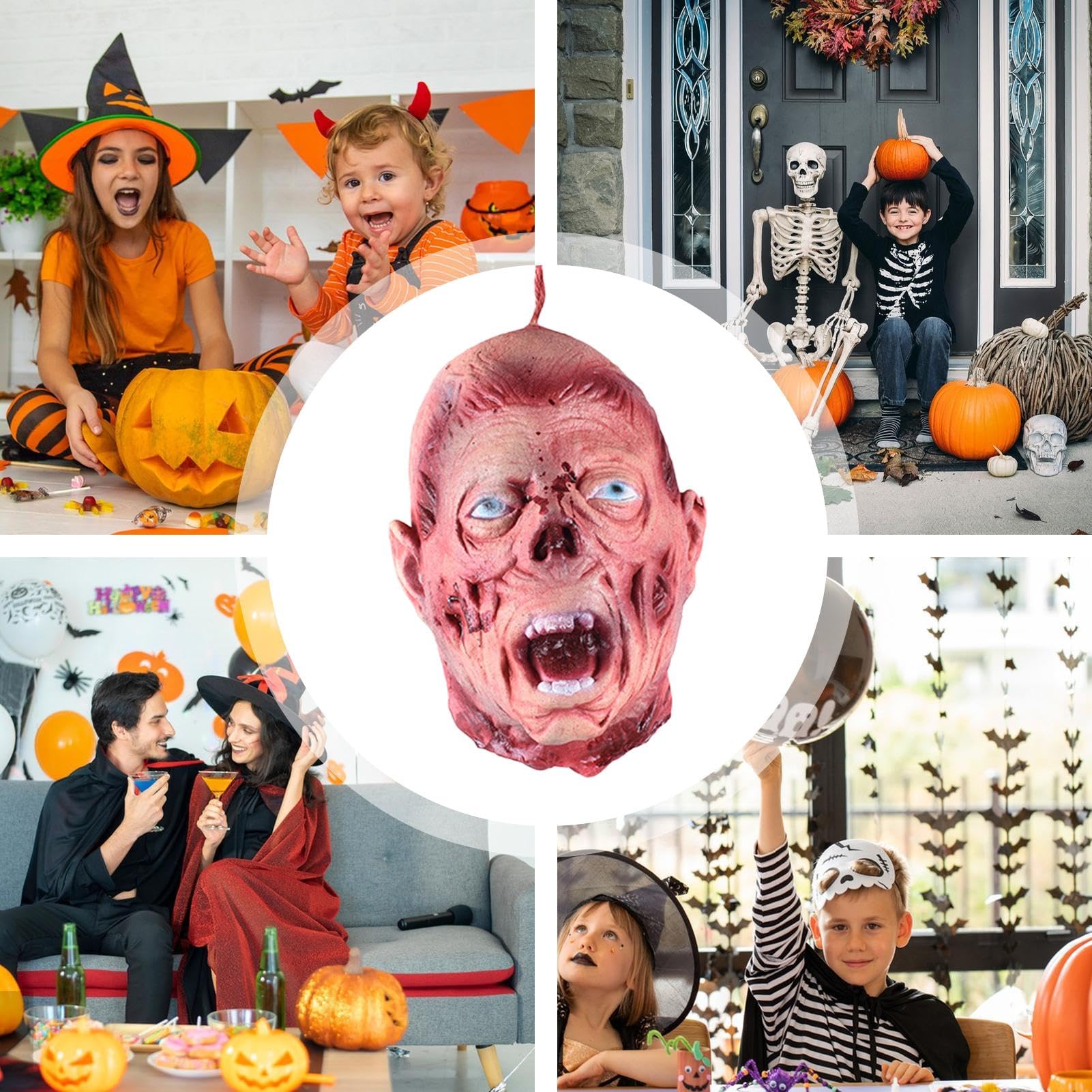 Set De 2 Diademas De Halloween Con Cuchilla Y Tijeras Sangrientas – Accesorios De Terror Para Fiestas, Disfraces Y Cosplay, Ideales Para Niños Y Adultos
