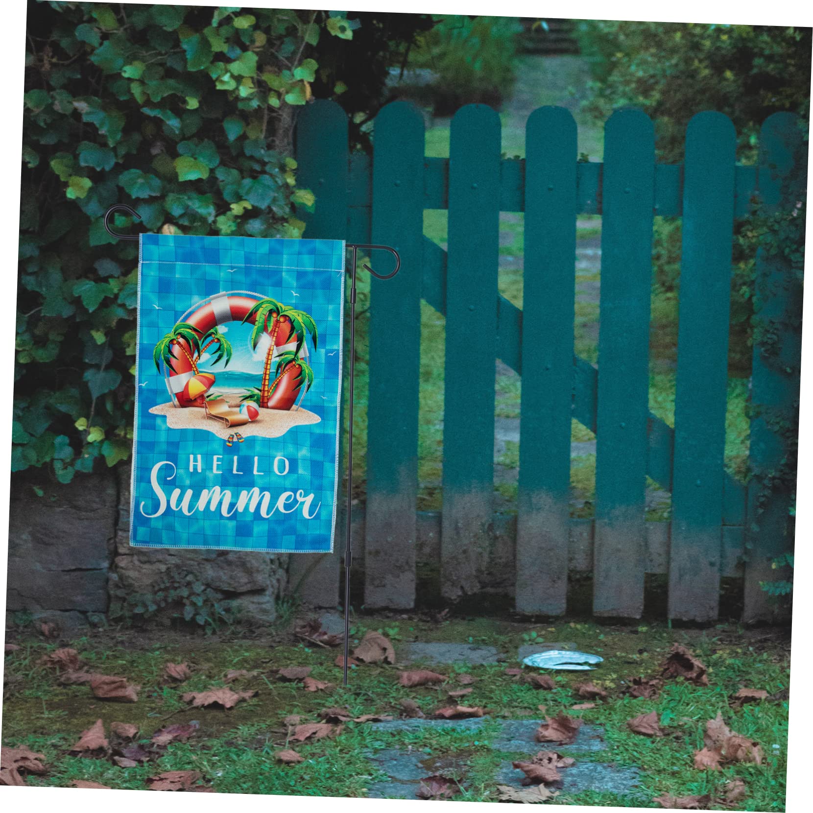 Yardwe 5St Sommerdeko Fahnen terassendeko outdoordeko Gartenflagge Outdoor-Dekoration dekorative Flagge Zeichen im Freien Poolflaggenverzierung Stranddekorationsflagge Polyestertuch