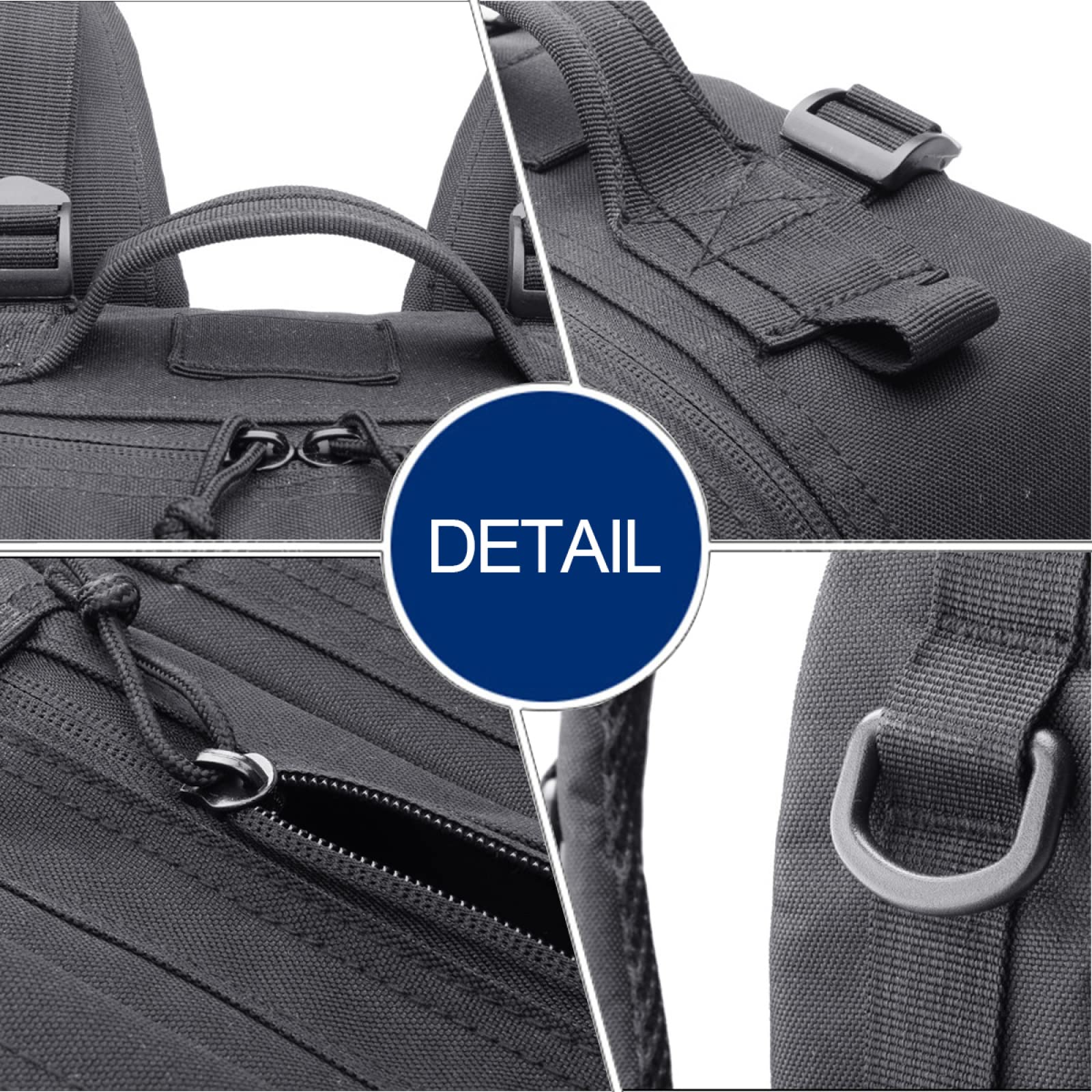 REEBOW GEAR Plecak taktyczny 45 l, plecak turystyczny, wojskowy plecak szturmowy, 3 dni, plecak taktyczny z systemem Molle, plecak wojskowy, na trekking, kemping, polowanie, wędrówki, zielony wojskowy