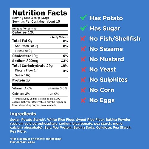 Miniatura 2 de Kinnikinnick - Mezcla de pastel blanco - Mezcla de pastel sin gluten, apta para alérgicos - Caja de 17.6 onzas