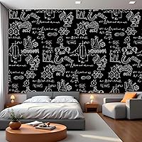 Vista 14 de FLFK Murales de pared 3D para despegar y pegar, calaveras góticas oscuras 141.7" x 98.4" - Papel tapiz autoadhesivo tipo póster, pintura, pegatina