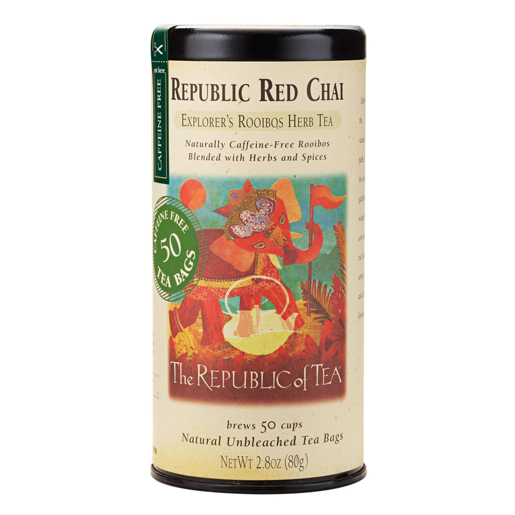 Amazon.com : The Republic of Tea Republic Red Chai Red Rooibos Herbal ...