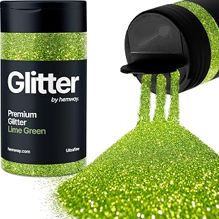 Hemway Verde Lima Brillo Ultrafine 130g/4.6oz Lentejuelas En Escamas De Purpurina Para Manualidades De Resina Metálica En Polvo Para Vasos De Epoxi, Festival De Arte
