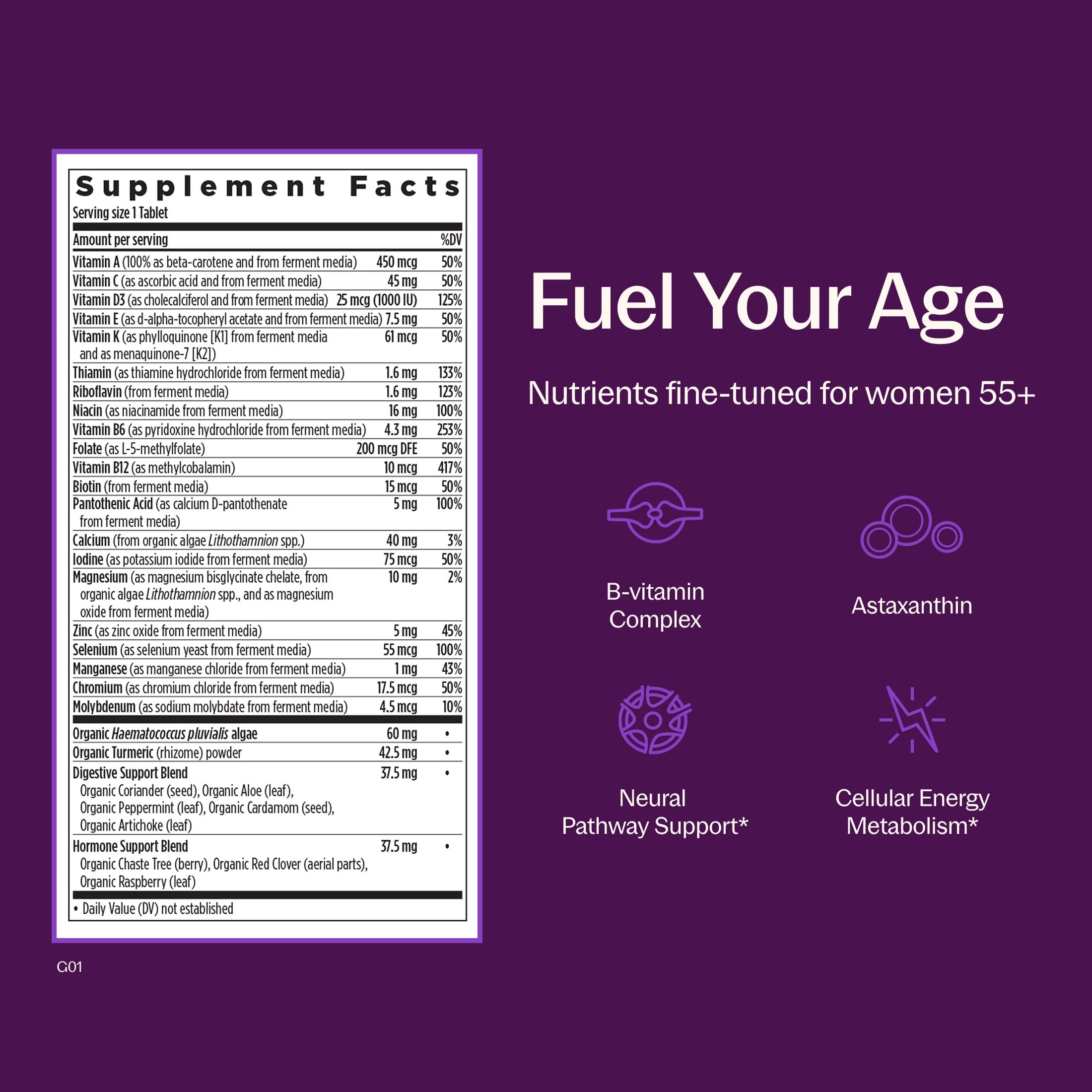 New Chapter Every Woman's One Daily 55+ Multivitamin, 48 Tablets — Amazon image 4