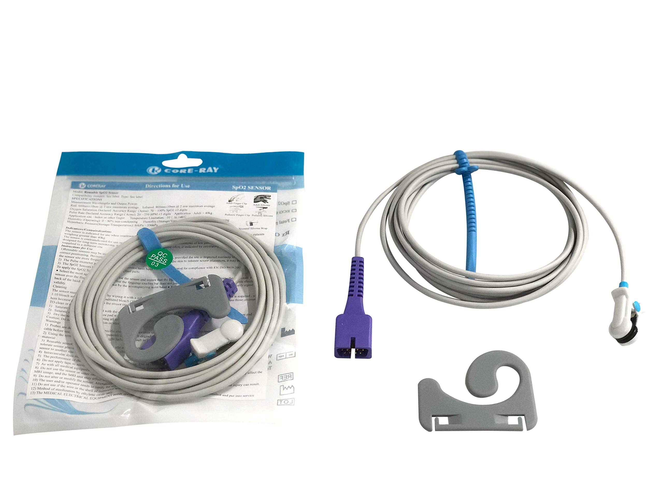 Spo2 Ear Sticker Spo2 Sensors Nellcor Oximax Compatible Ear Clip SpO2 Sensor ...