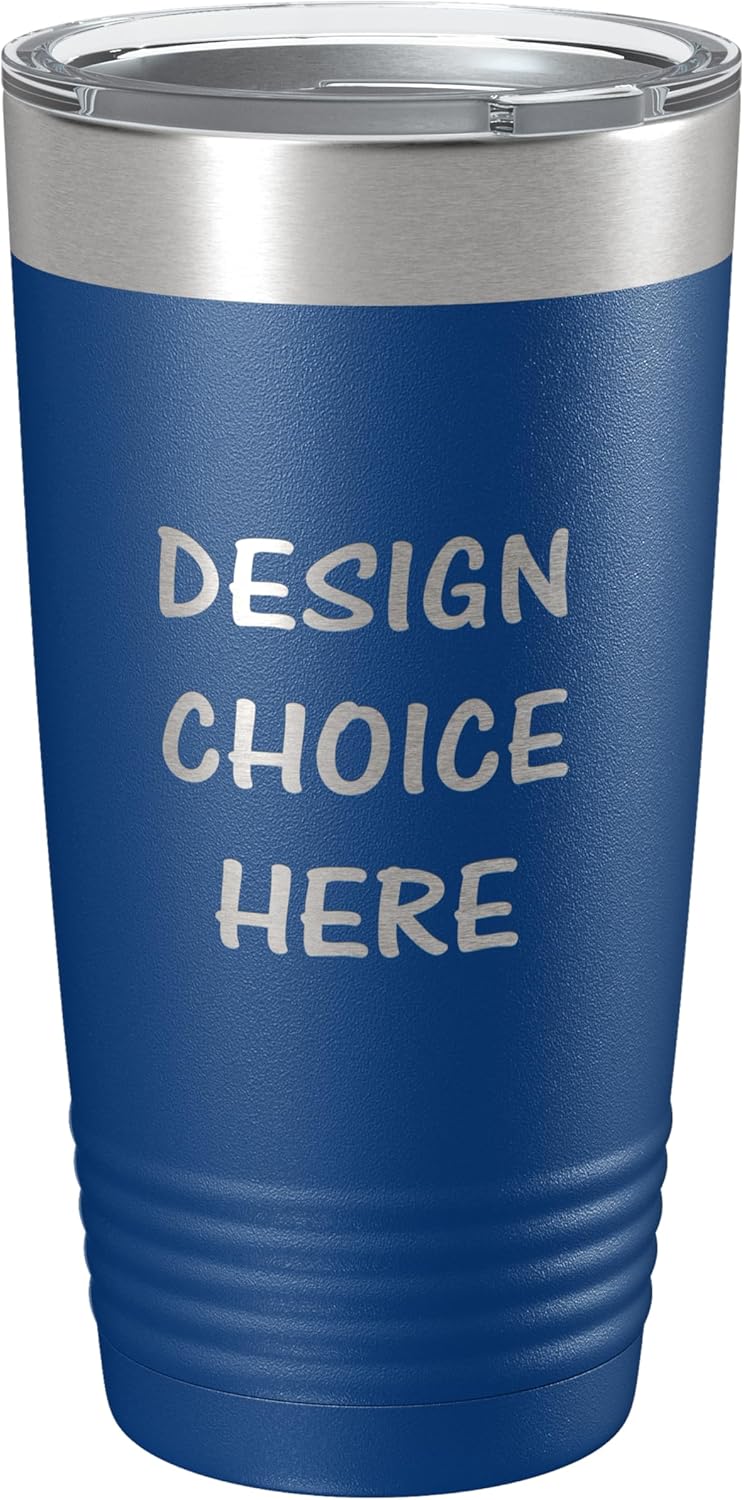 Custom Disney-Inspired Stainless Steel Wine Tumbler with Lid 12oz, 15oz or 20oz | Vacuum Insulated Mug | Mickey/Minnie Fan | Birthday | Christmas | Personalized Gifts (20oz, Blue)