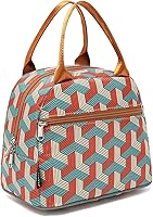 Vista 11 de Bolsa de almuerzo aislada FlowFly - Bolsa de asas organizadora para mujeres/hombres, Alpaca