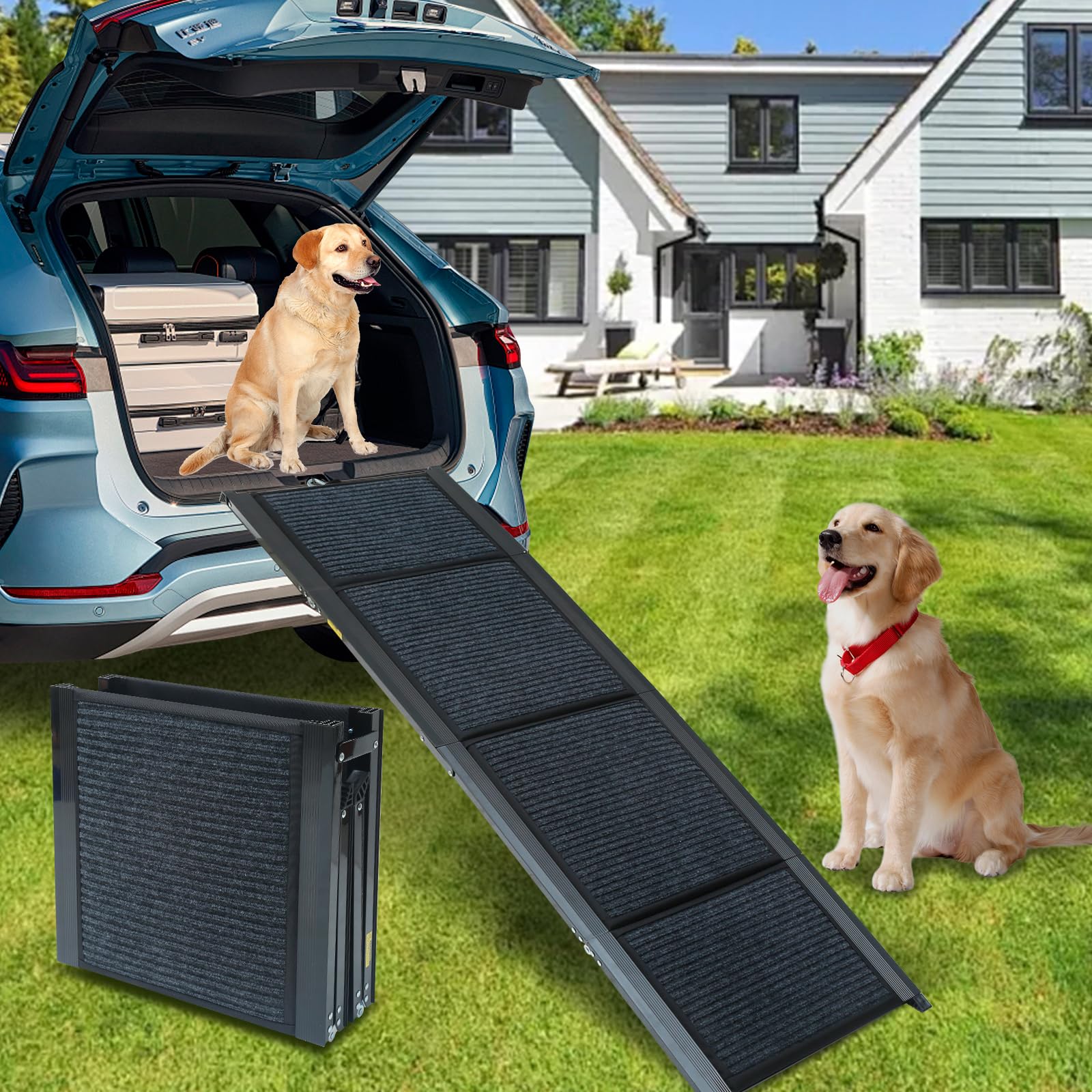PawStep Rampa para Mascotas, Color Negro