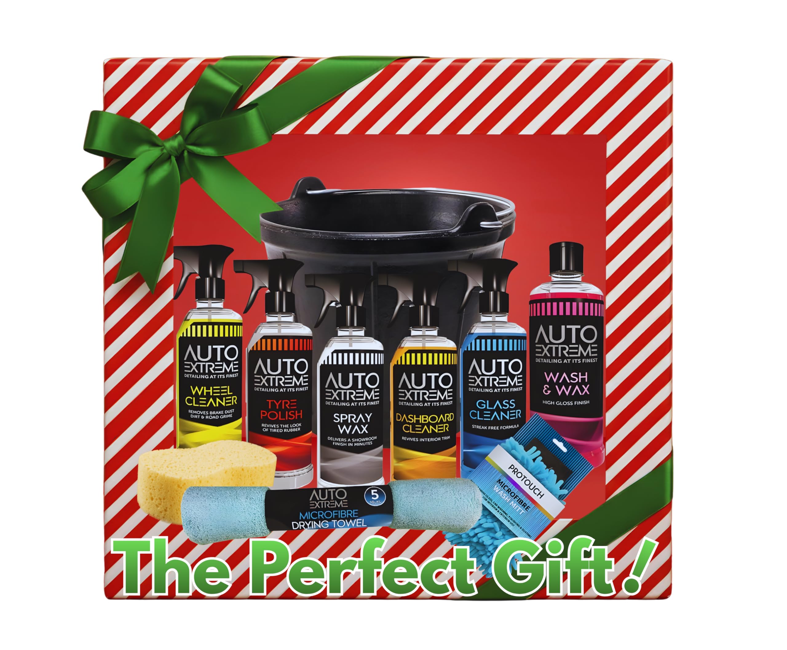 9pc Car Cleaning Kit, Wash kit, valet, Wash & Wax Set, Drying Towel Cleaning Mit Bucket