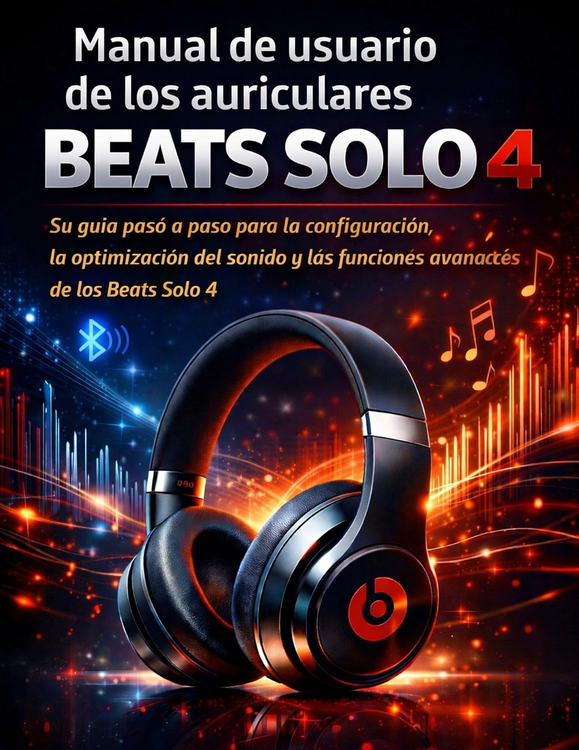 Manual de usuario de los auriculares Beats Solo 4: Su guía paso a paso para la configuración, la optimización del sonido y las funciones avanzadas de los Beats Solo 4 (Spanish Edition)