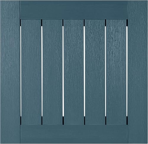 Miniatura 8 de Highwood Weatherly - 2 sillas de jardín con 1 mesa auxiliar cuadrada, juego de 3 piezas, color azul Nantucket