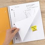 Five Star Spiral-Notebook, 1-Subject, Graph Ruled Paper, 11" x 8-1/2", 100 Sheets, Black (73679)