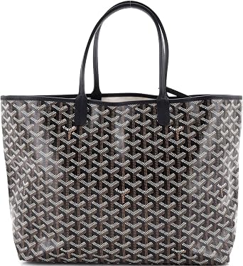 Pre-Loved Saint Louis Tote Coated Canvas PM, Black