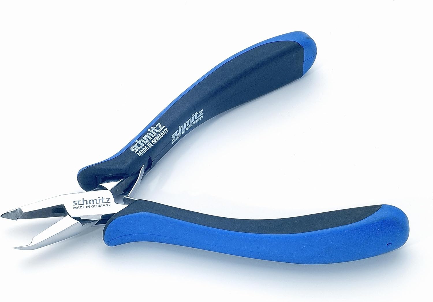 Oblique Tip Cutter 5.1/4'' - schmitz 3522HS22 - slim jaws with fine bevel - Hightech tool for professionals - Made in Germany - Solingen