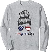 Au Pair America USA Foreign Year #Aupairlife Girls Aupair Sweatshirt