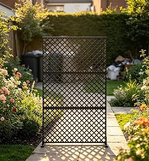 Garvee 44"W x 72"H Metal Privacy Screen, Outdoor Privacy Screens and Panels
