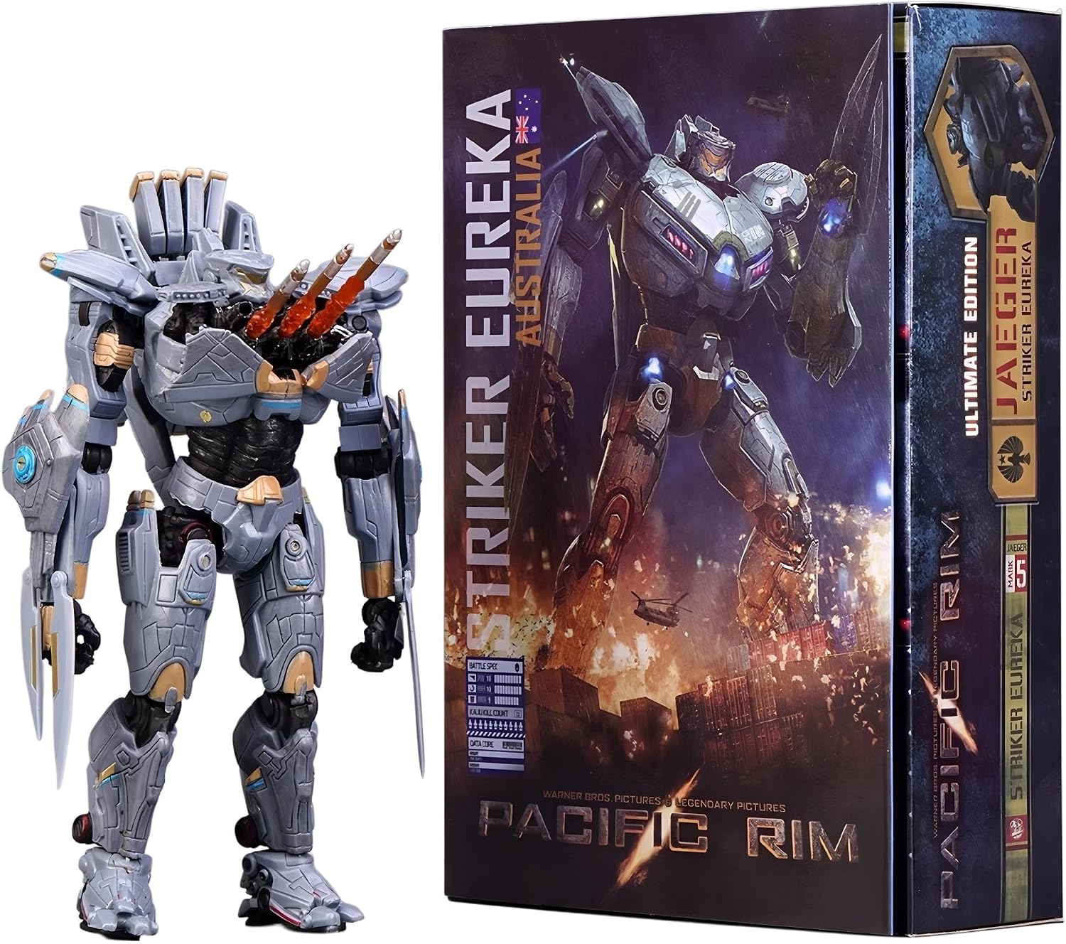Pacific Rim Mech Action Figure Kit Boxed Unique Figure Ideas 7.08" Collectible Mech Action Figure Kit