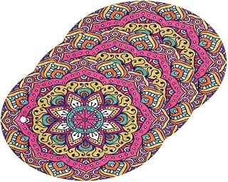 Coikll Mexico Mandala Kitchen Sponges Cleaning Odor Free Non Scratch Dish Sponge for Cleaning Dishes Bathroom - 3 PCS