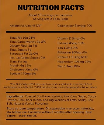 SUNFLY Protein Chocolate Spread from Sunflower Seeds, Vegan, Nut Free, No Palm Oil, No Soy, Dairy Free, No Lactose, Rich in Vitamins and Minerals (2x330g)