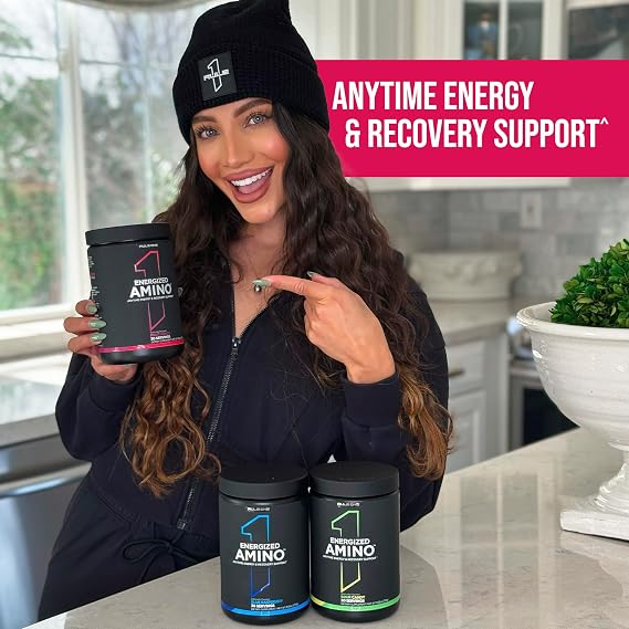 Rule 1 Proteins Energized Amino, Blue Raspberry, 30 Servings