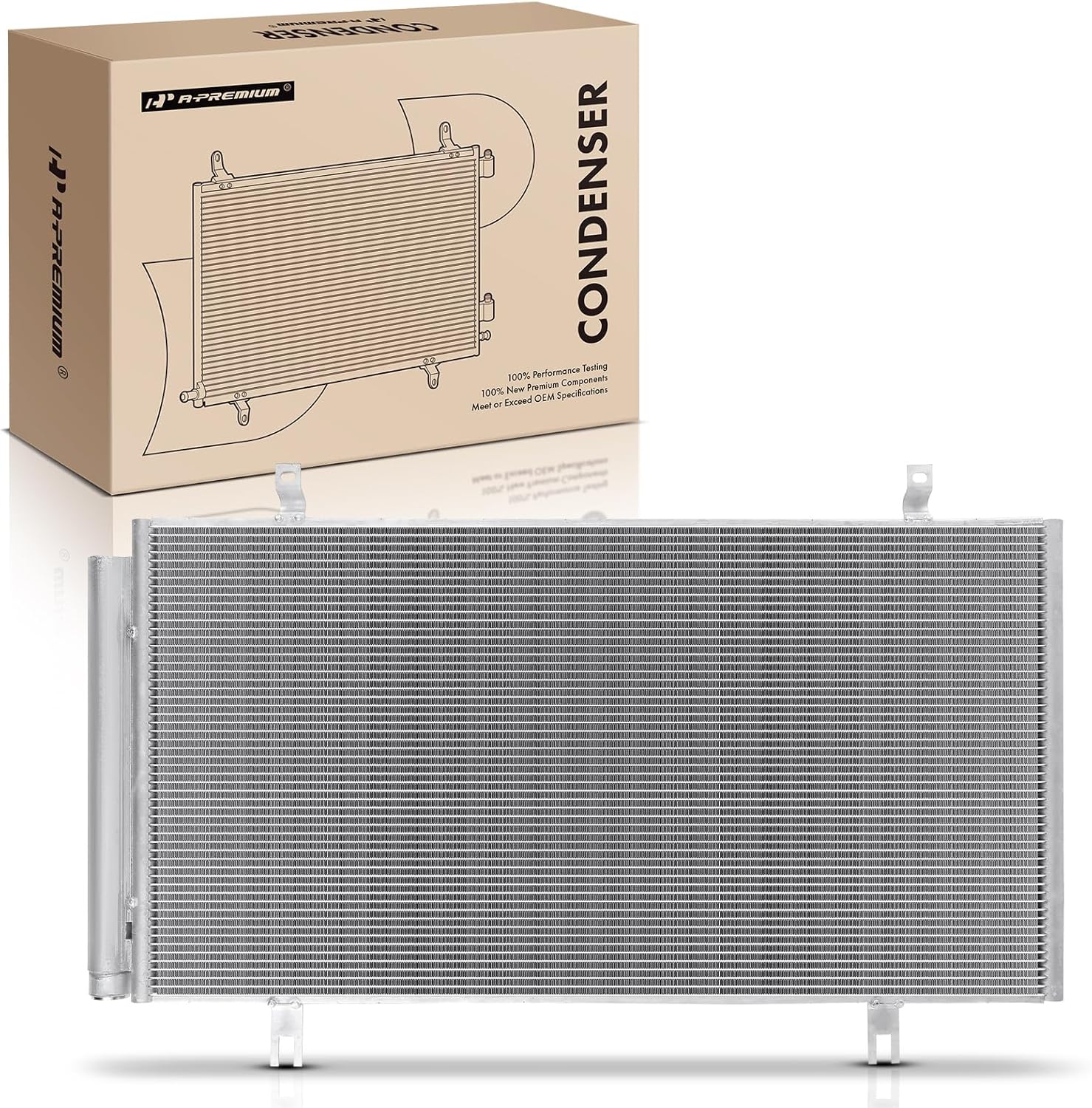 A-Premium Air Conditioning A/C Condenser Compatible with 2012-2017 Toyota Camry, 2013-2018 Avalon, Replace# 8846006230
