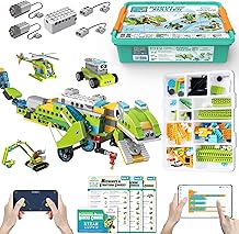 makerzoid Coding Robot Kit for Kids Ages 6+, 200+ in 1 APP Control Dinosaur Robot Toy, Educational Scratch Program Robotic Kit with 47 Video Courses, Toy for Boys Girls600 Blocks