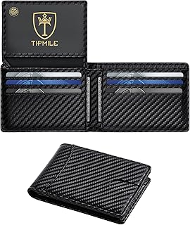 スリム財布 男性用 RFIDブロック クレジットカードホルダー カード12枚 容量 メンズ財布 薄型 ミニマリスト 二つ折り フロントポケット 財布 男性用 ギフト