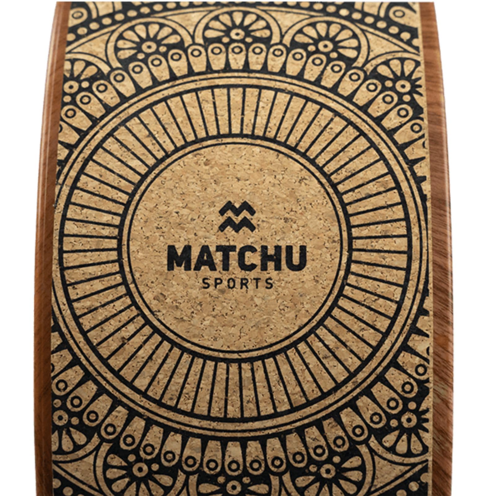 MATCHU - Ruota Yoga - Ruota Yoga - Ruota Yoga - 33x13 CM - Antiscivolo - Portata fino a 150 KG