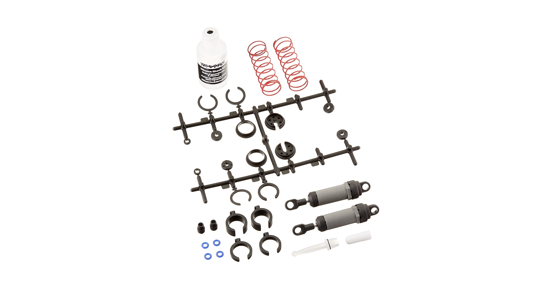 Amazon.com: Traxxas 3760A Ultra Shocks, Gray, Long, 2-Piece