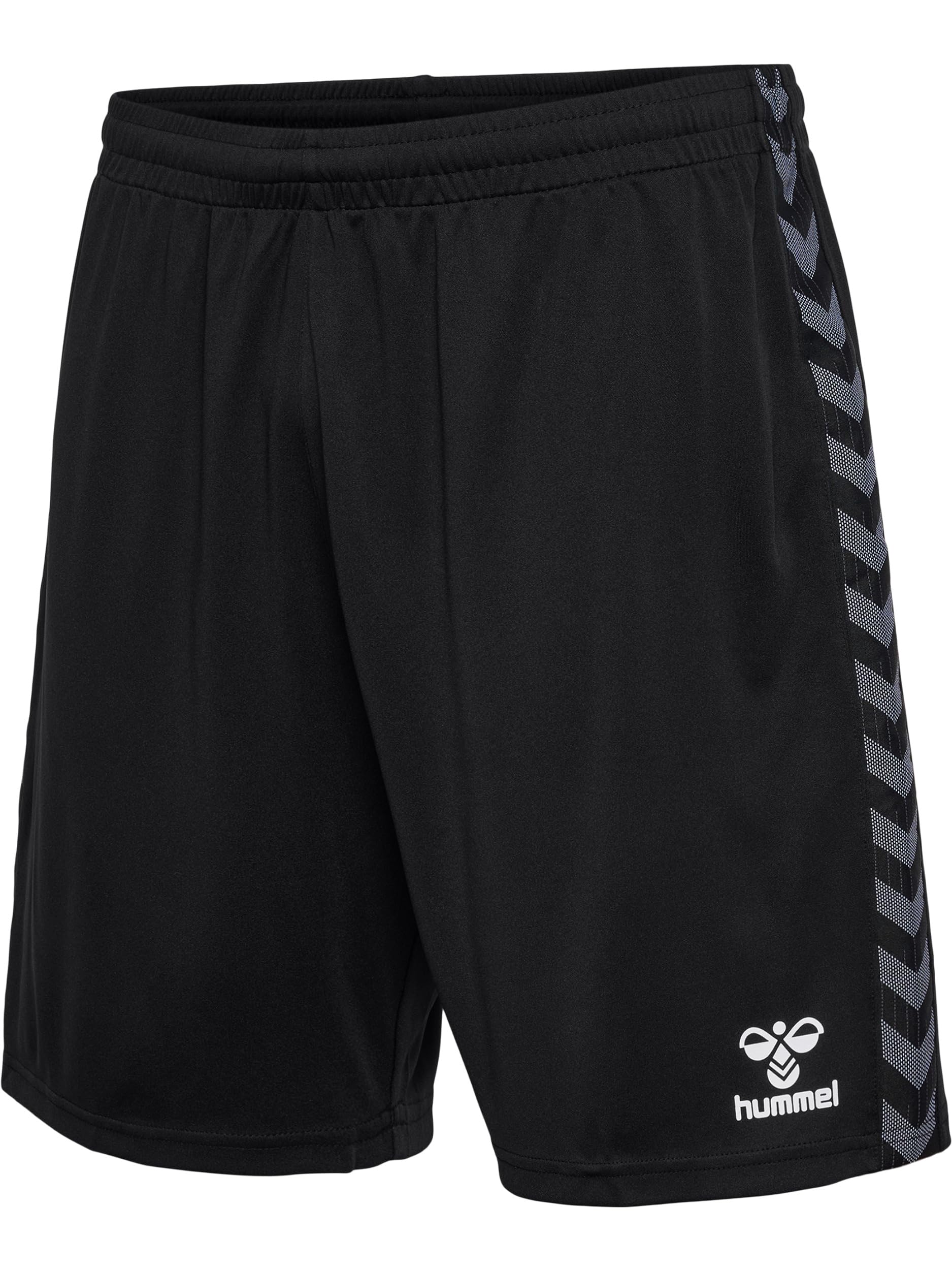 hummel Authentic PL Sport Shorts Herren - Kurze Sporthose & Trainingshose mit Verstellbarem Kordelzug im Hosenbund - Hose aus 100% Recyceltem Polyester - Atmungsaktiv & Schnelltrocknend