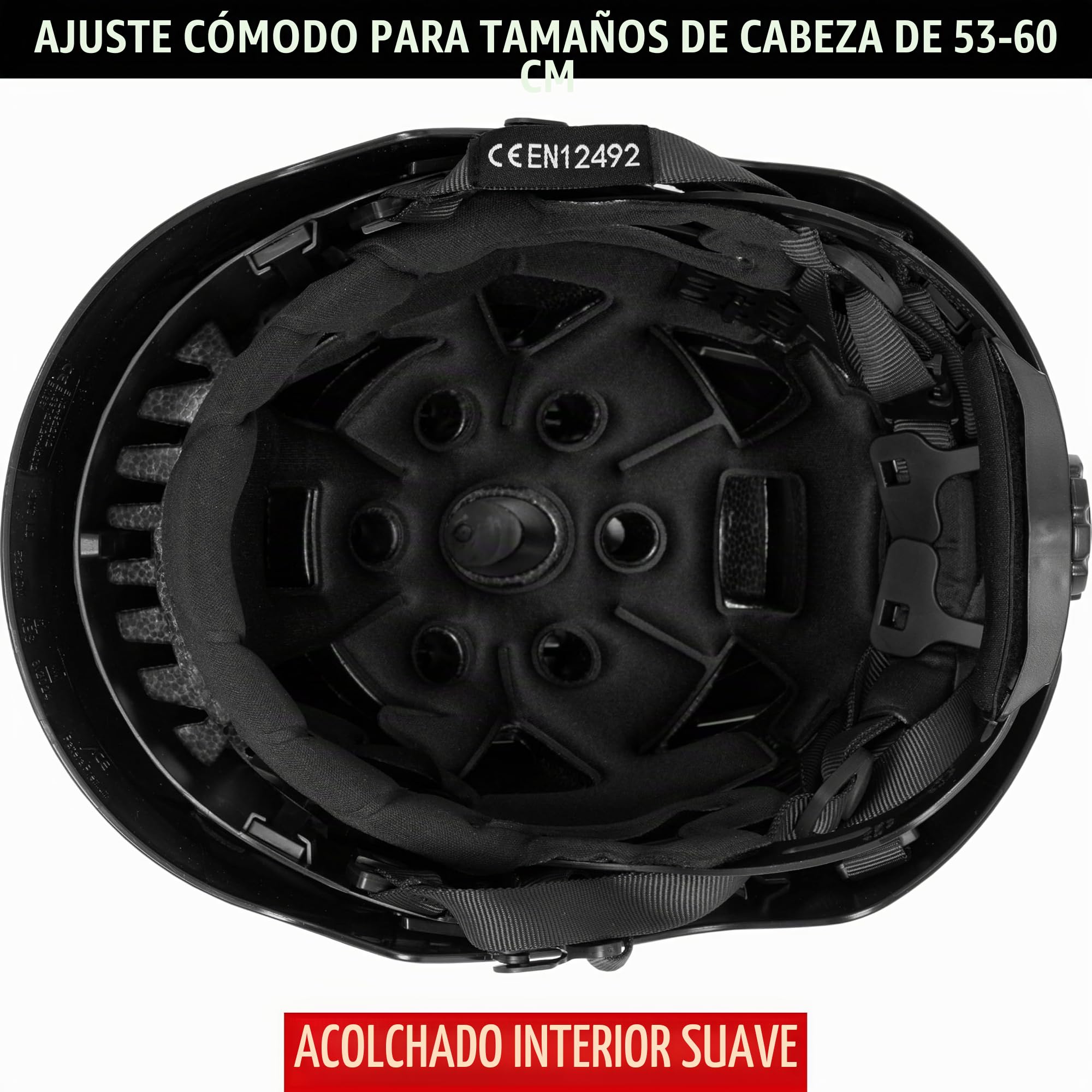 ACE Patera Premium Casco de protección: Casco de construcción y Escalada para el Trabajo y el Deporte - Casco Ligero de Escalada y Casco de construcción