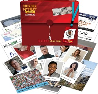 Murder Mystery Party Case Files, Murder Mystery Game, Killer Startup