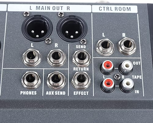 Miniatura 8 de Xuthusman Mezclador de audio profesional de estudio en vivo USB de 12 canales Amplificador de mezcla de potencia Phantom Bluetooth DJ Mic Mezclador