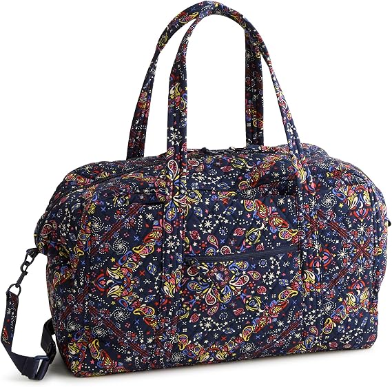 Premium Cotton Miramar Weekender Travel Bag, Starry Paisley, One Size