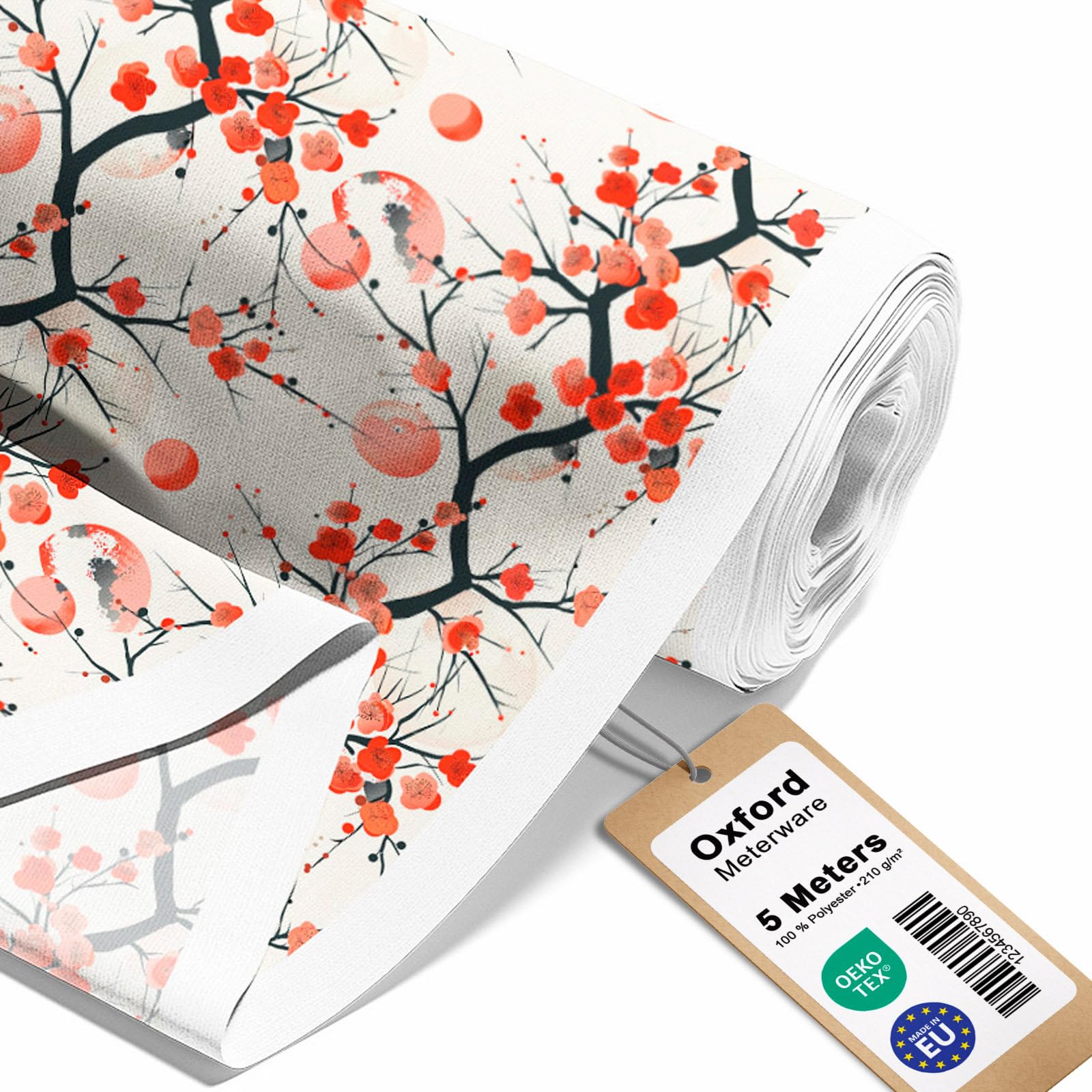 HEKO PANELS Tela Oxford impermeable primavera Sakura 5 metros 155 x 500 cm