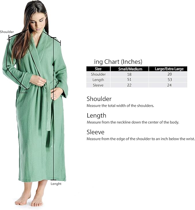 Cashmere Boutique 100% Pure Cashmere Robes for Women – Long, Lightweight, Soft Plush, Winter Warm, and Cozy Women Bathrobe