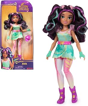 Unicorn Academy 9.5-inch Ava Doll & 7 Accessories, Unciron Toys, Ages 4+ | Poseable Doll with 9 Points of Articulation, Recreate Show Moments, Imaginative Storytelling Play, Gifts for Girls