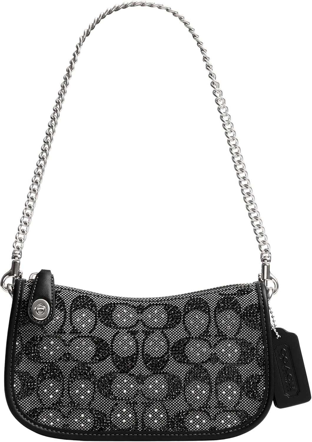 Crystal Signature Jacquard Swinger 20 with Chain