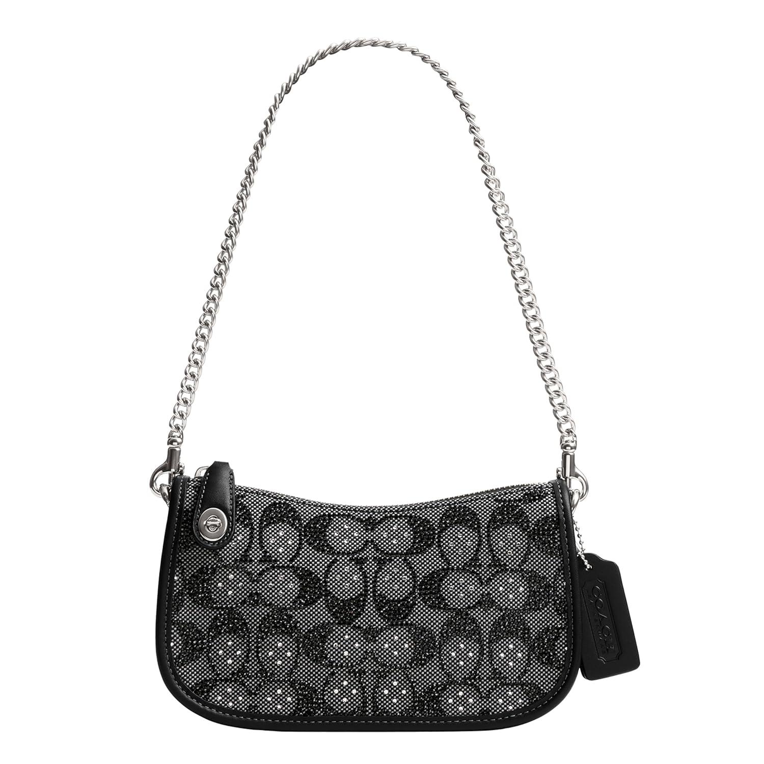 Crystal Signature Jacquard Swinger 20 with Chain