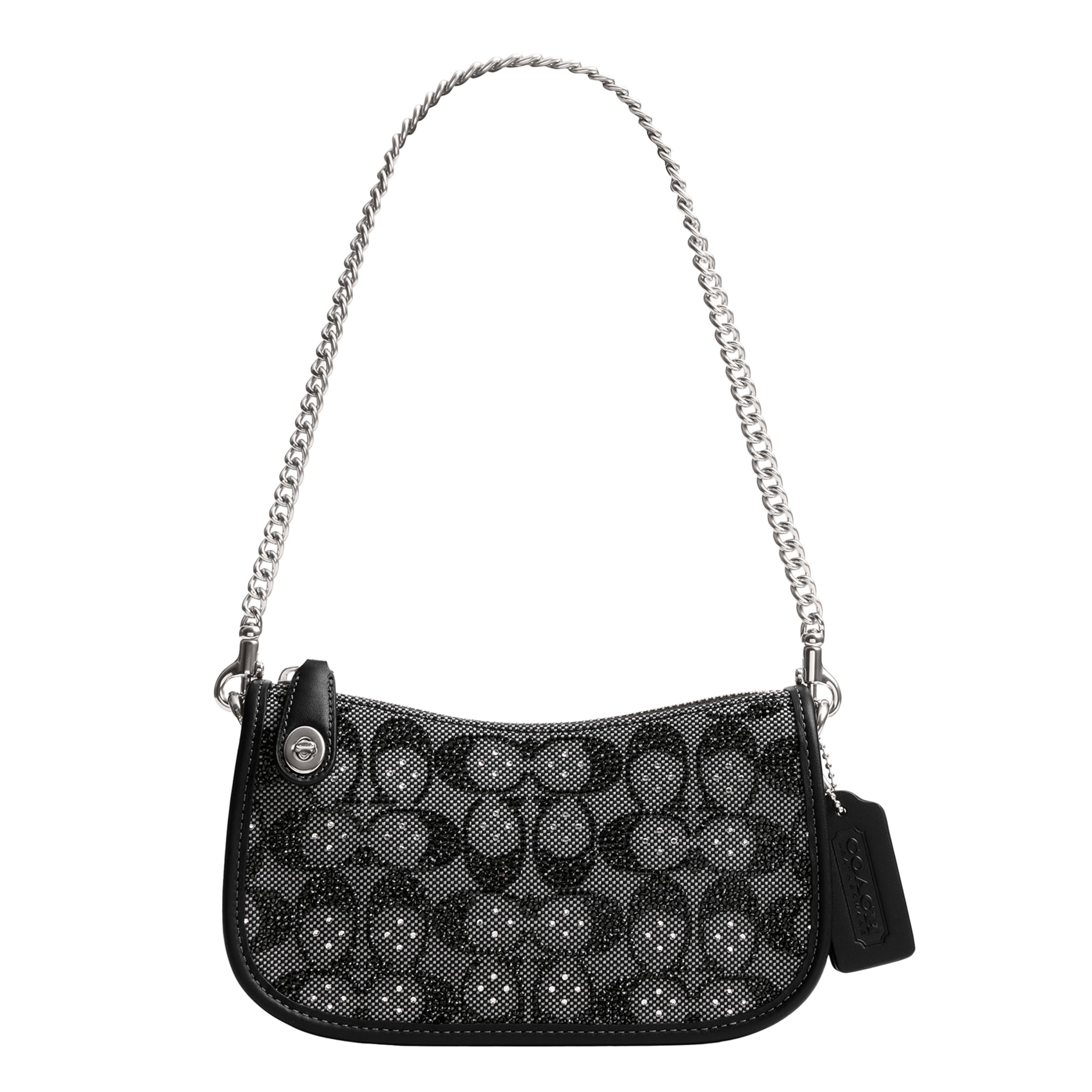 Crystal Signature Jacquard Swinger 20 with Chain