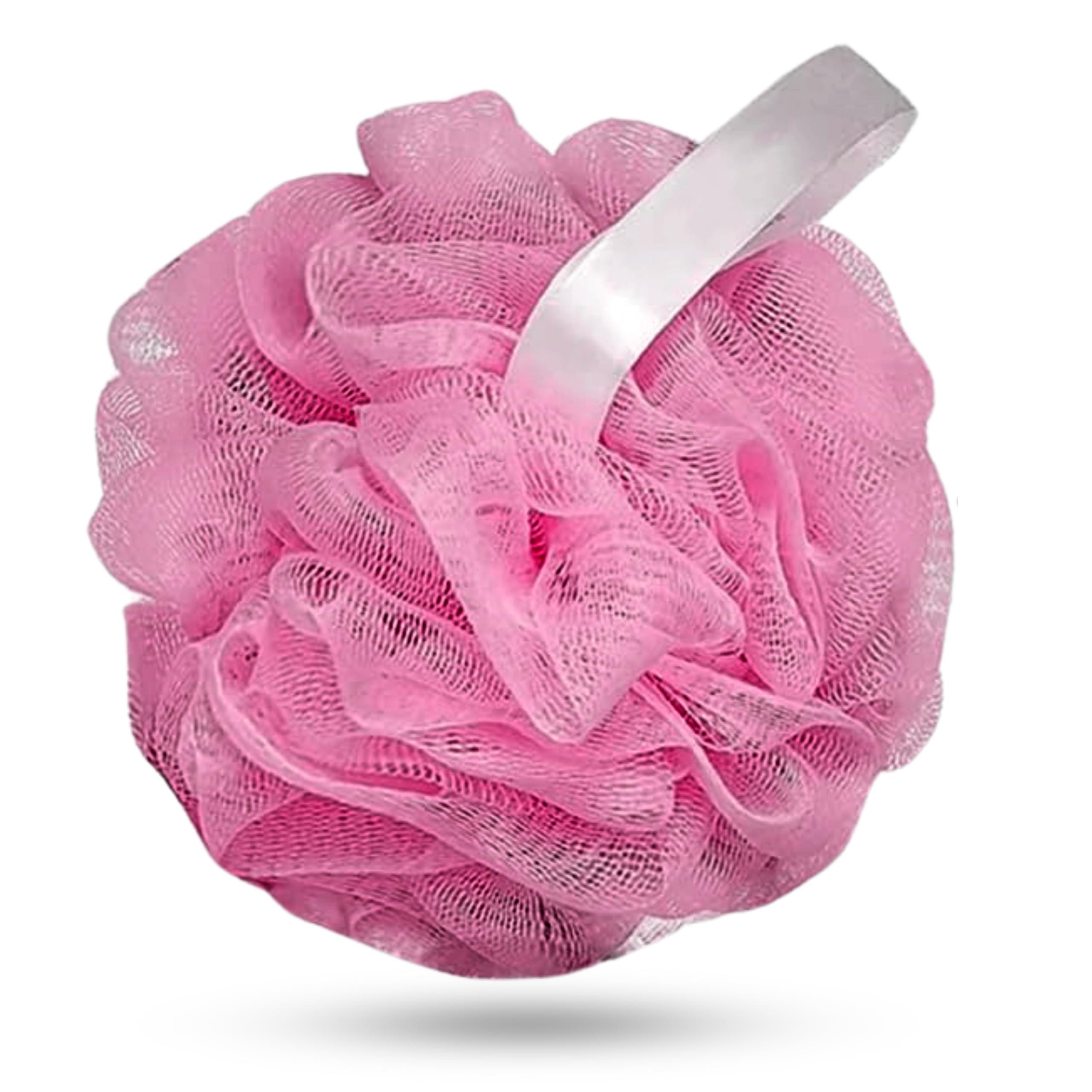 SIZI Loofah Sponge Pack of 1, Deep Cleansing Body Scrubber for Shower, Exfoliating Bath Sponge for Women and Men (Pink)-image-32