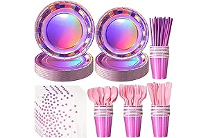Iridescent Party Supplies for Girls: Perfect for Any Celebration