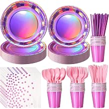 Iridescent Party Supplies Decorations & Iridescent Pink Party Supplies Decorations