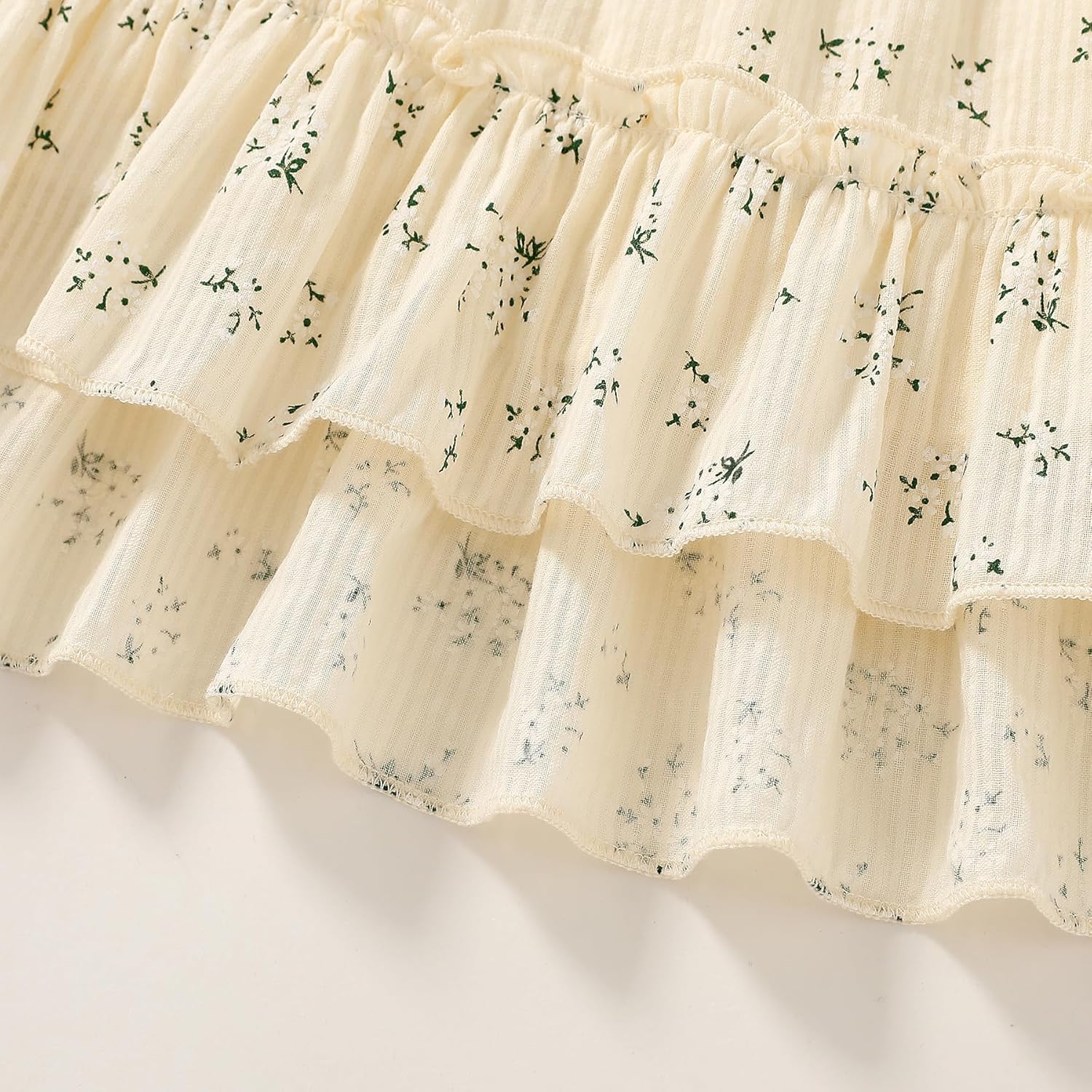 YOUNGER TREE Toddler Dress Girls Summer Ruffle Sleeveless Smocked Dresses Kids Beach Casual Sundress - Image 6