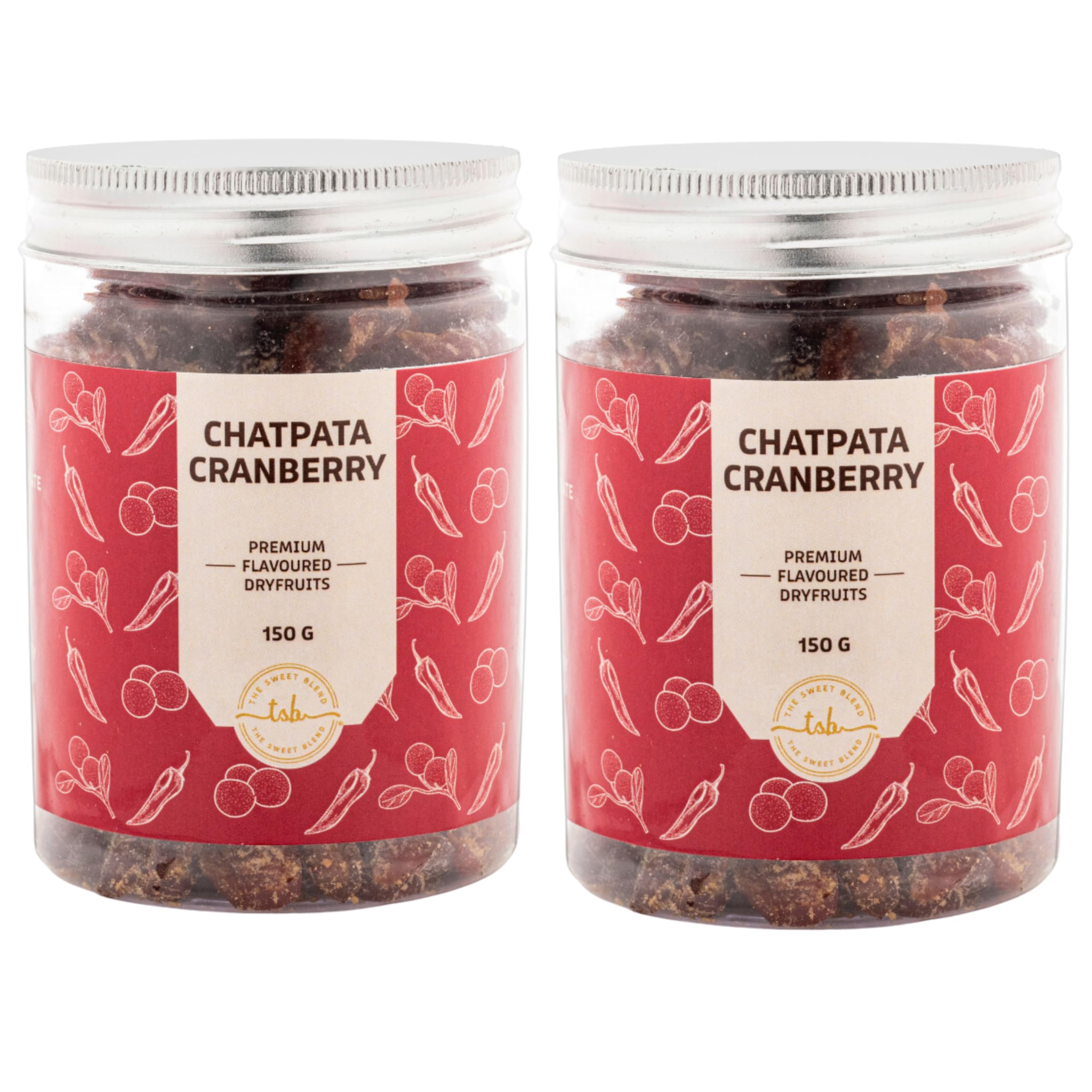 THE SWEET BLEND Chatpata Cranberry | 150 gm*2, 300 gm | Combo Pack of 2 | Premium Gift jar | Gift Hamper | Healthy and Delicious Snack | Perfect for Anytime Munching | Wholesome and Nutritious Treat (B0C9VCLM2R) Amazon Price History, Amazon Price Tracker