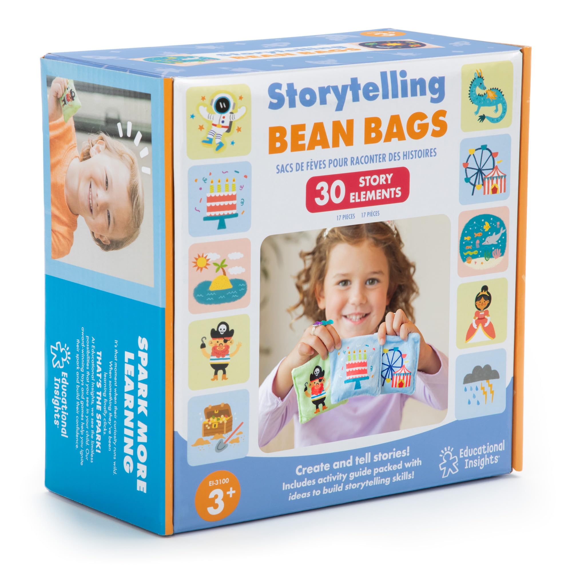 Educational Insights Storytelling Bean Bags - Tactile Bean Bags for Kids Classroom, Includes 15 Bean Bags, Gift for Ages 3+ - Image 7